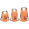 Dry Bag with Zipper Orange 5.3 gal PVC