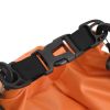 Dry Bag with Zipper Orange 5.3 gal PVC