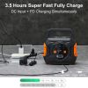 320W Portable Power Station;  Flashfish 292Wh 80000mAh Solar Generator Backup Power With LASHFISH 18V/100W Foldable Solar Panel;  Portable Solar Charg