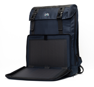 Solar power generation business backpack. 30L,20W,5V/3A,9V/2A, QC2.0/QC3.0 fast charging, 5000 mAh energy storage, YKK zipper, high-end waterproof, 21 (PSBA20007: PSBA20007)